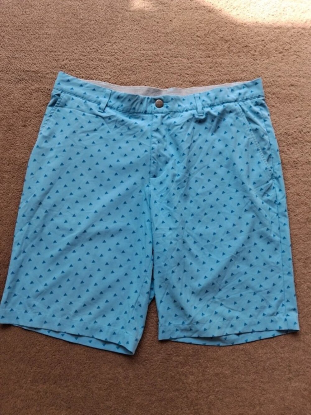 Adidas Men's Ultimate365 Badge of Sport Printed Golf Shorts W34